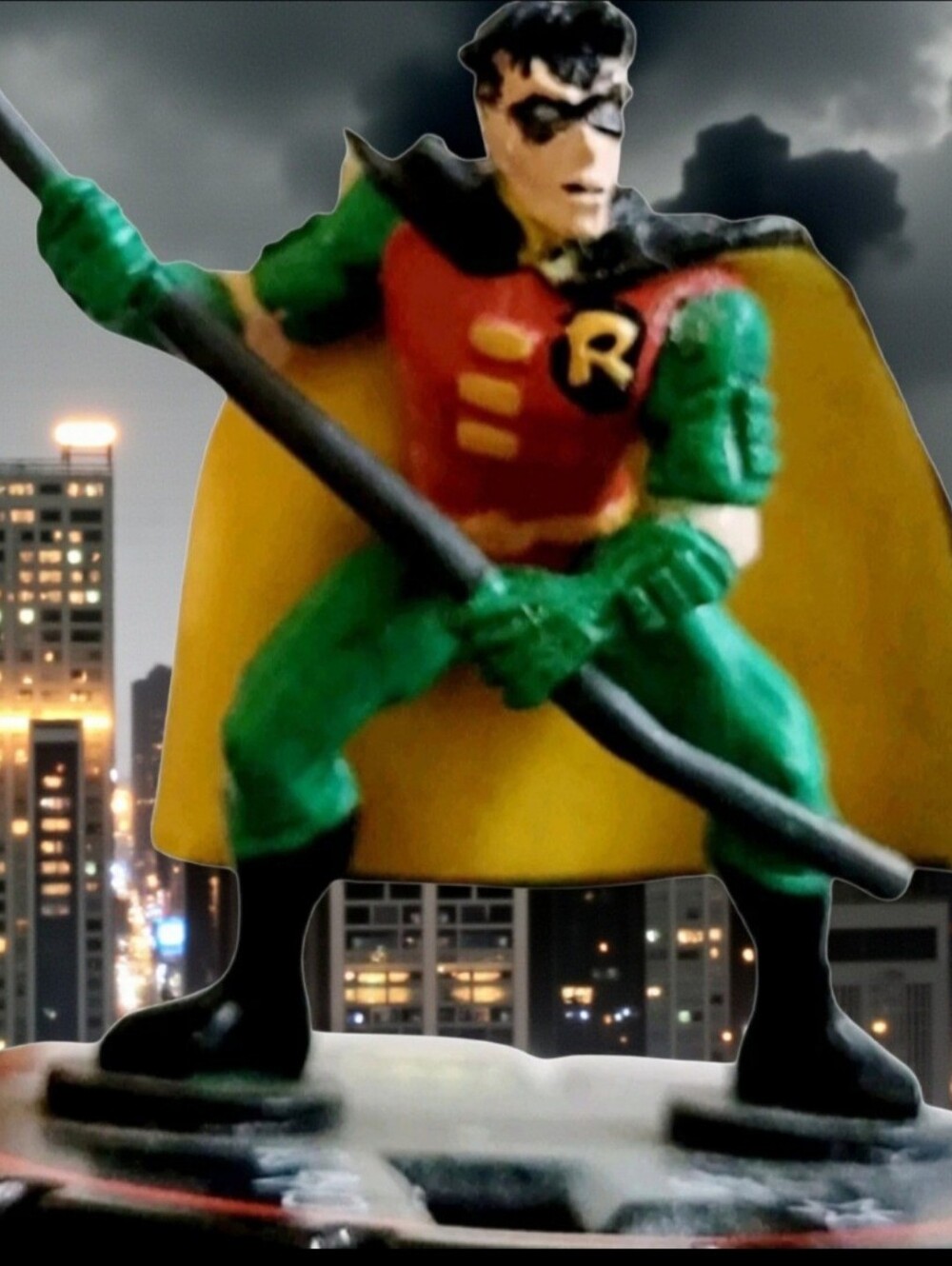 2002 DC HeroClix Hypertime 2" Robin Veteran Version Miniature Figure Combat Game